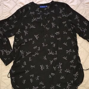 NEW Apt 9 Black Tunic, Size XL